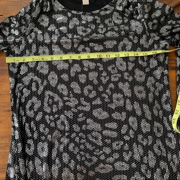 MICHAEL Michael Kors Black and White Long Sleeve Dress - Picture 7 of 7